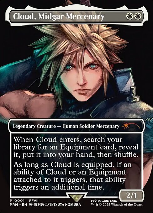 Cloud, Midgar Mercenary Pro Tour promo card