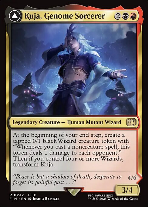 Kuja, Genome Sorcerer // Trance Kuja, Fate Defied, Front