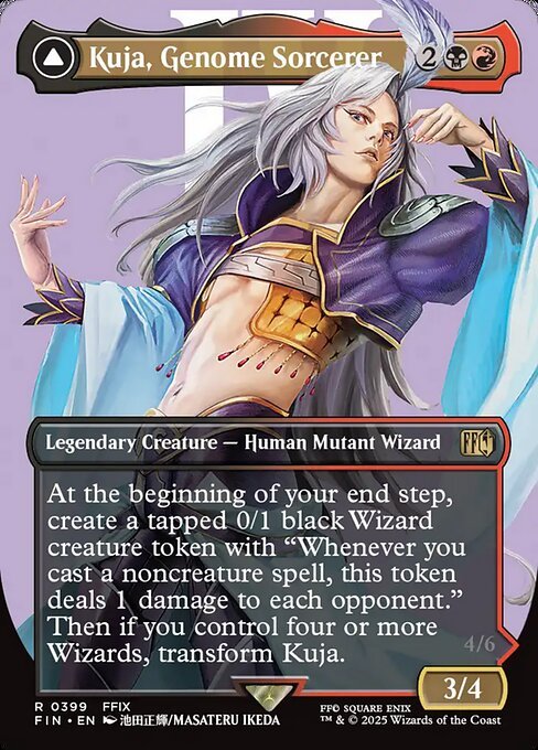 Kuja, Genome Sorcerer // Trance Kuja, Fate Defied, Front